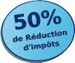 50% Réduction d'impôts